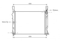 Radiator, engine cooling 43002472 International Radiators