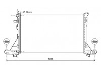 Radiator, engine cooling 43002561 International Radiators