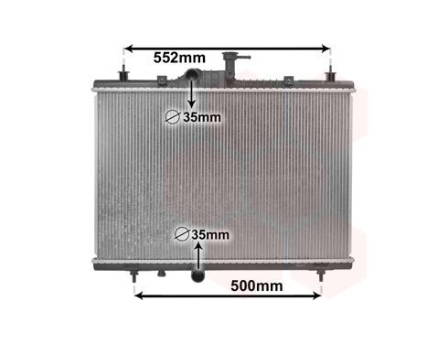 Radiator, engine cooling 43002603 International Radiators