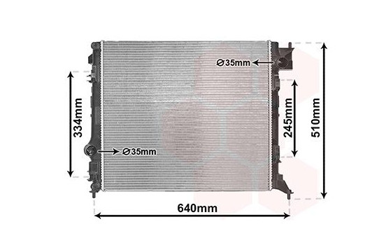 Radiator, engine cooling 43012701 International Radiators