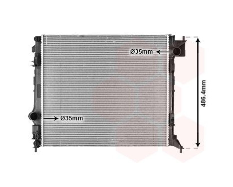 Radiator, engine cooling 43012702 International Radiators