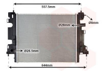 Radiator, engine cooling 43012703 International Radiators
