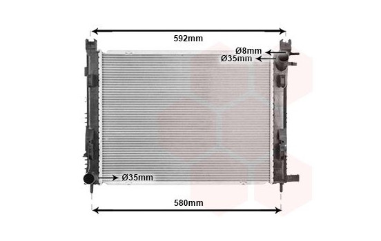 Radiator, engine cooling 43012708 International Radiators