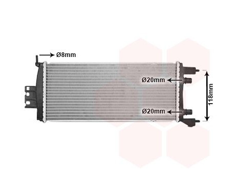 Radiator, engine cooling 43012716 International Radiators