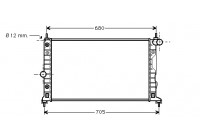 Radiator, engine cooling 47002037 International Radiators