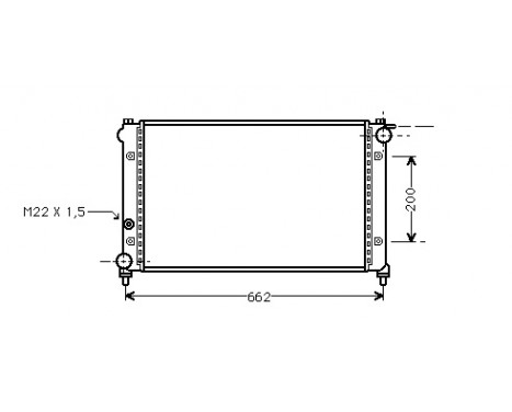 Radiator, engine cooling 49002005 International Radiators