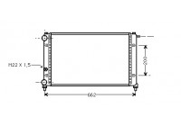 Radiator, engine cooling 49002008 International Radiators