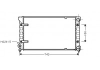 Radiator, engine cooling 49002009 International Radiators
