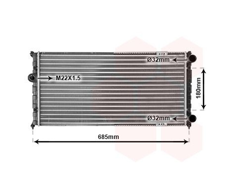 Radiator, engine cooling 49002021 International Radiators, Image 2