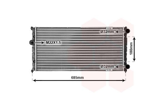 Radiator, engine cooling 49002021 International Radiators, Image 2