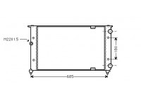 Radiator, engine cooling 49002021 International Radiators