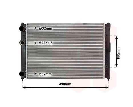 Radiator, engine cooling 49002022 International Radiators, Image 2