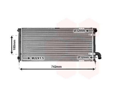 Radiator, engine cooling 49002028 International Radiators, Image 2