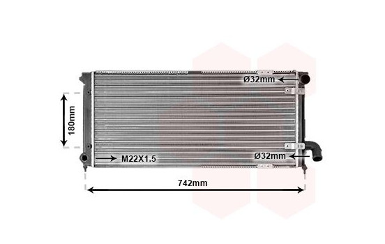 Radiator, engine cooling 49002028 International Radiators, Image 2