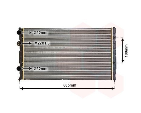 Radiator, engine cooling 49002031 International Radiators, Image 2