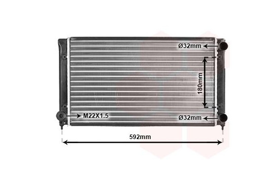 Radiator, engine cooling 49002033 International Radiators, Image 2