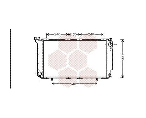 Radiator, engine cooling 51002010 International Radiators, Image 2