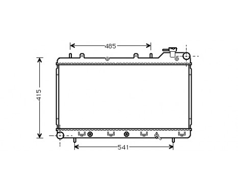 Radiator, engine cooling 51002016 International Radiators