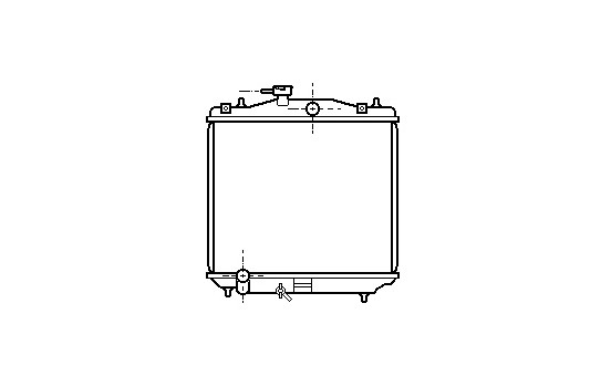 Radiator, engine cooling 51002021 International Radiators