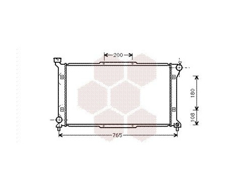 Radiator, engine cooling 51002036 International Radiators, Image 2