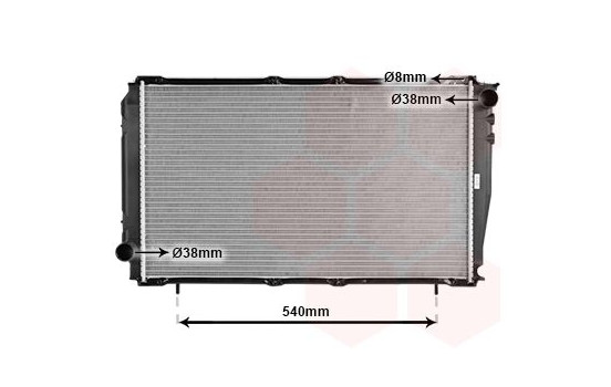 Radiator, engine cooling 51002043 International Radiators, Image 2
