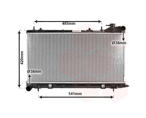 Radiator, engine cooling 51002046 International Radiators, Image 2