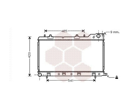 Radiator, engine cooling 51002047 International Radiators, Image 2