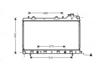 Radiator, engine cooling 51002049 International Radiators