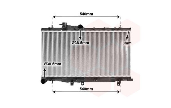 Radiator, engine cooling 51002050 International Radiators, Image 2