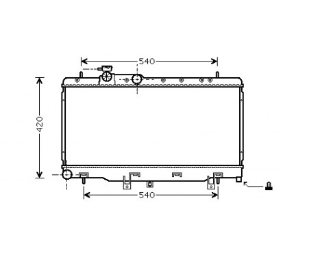 Radiator, engine cooling 51002052 International Radiators
