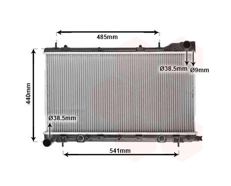 Radiator, engine cooling 51002054 International Radiators, Image 2