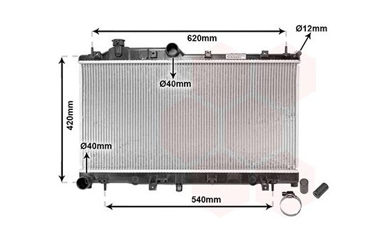 Radiator, engine cooling 51002065 International Radiators, Image 3