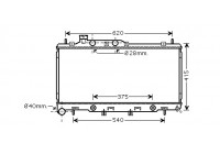 Radiator, engine cooling 51002069 International Radiators