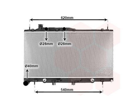 Radiator, engine cooling 51002069 International Radiators, Image 2