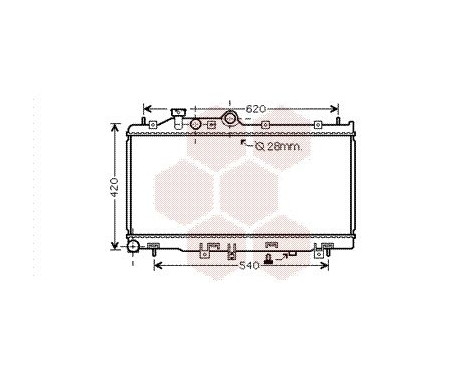 Radiator, engine cooling 51002079 International Radiators, Image 2