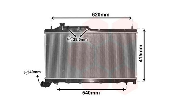 Radiator, engine cooling 51002105 International Radiators