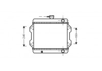 Radiator, engine cooling 52002003 International Radiators