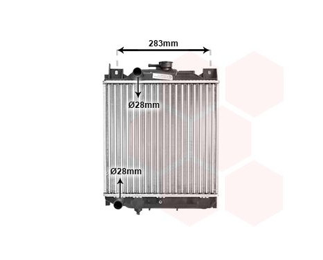 Radiator, engine cooling 52002009 International Radiators, Image 2
