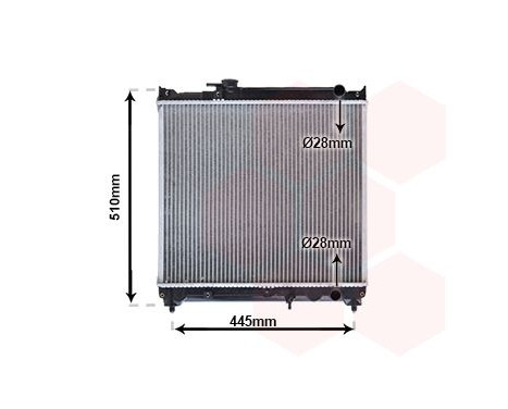Radiator, engine cooling 52002033 International Radiators, Image 2