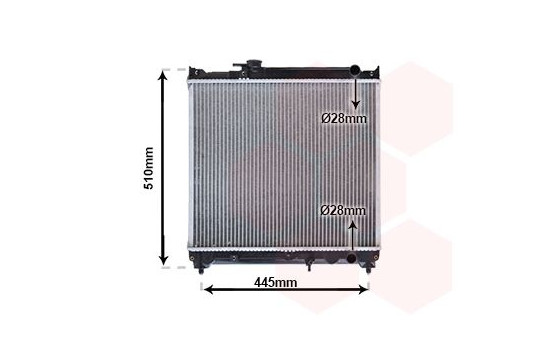 Radiator, engine cooling 52002033 International Radiators, Image 2