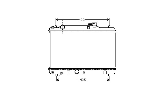 Radiator, engine cooling 52002034 International Radiators