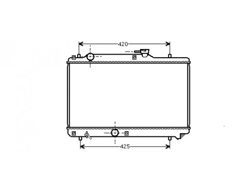 Radiator, engine cooling 52002035 International Radiators