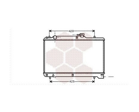 Radiator, engine cooling 52002041 International Radiators, Image 2