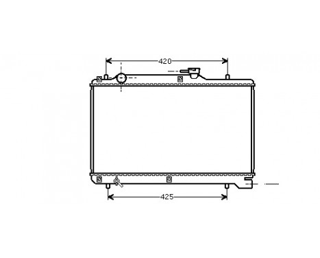 Radiator, engine cooling 52002041 International Radiators