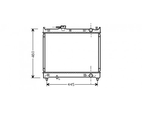 Radiator, engine cooling 52002044 International Radiators