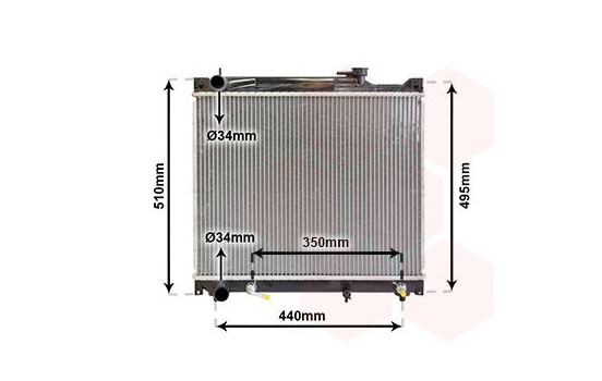 Radiator, engine cooling 52002047 International Radiators, Image 2