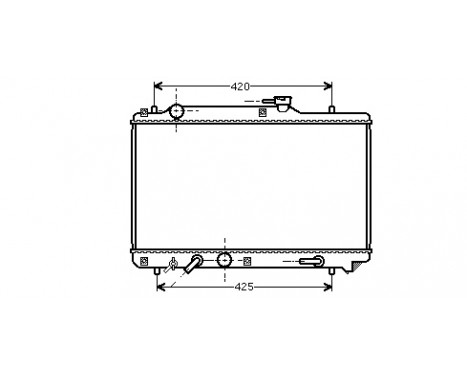 Radiator, engine cooling 52002051 International Radiators