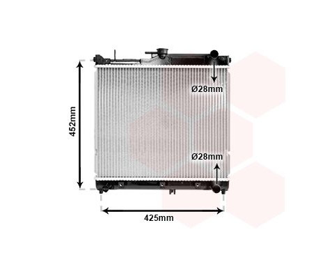 Radiator, engine cooling 52002055 International Radiators, Image 2