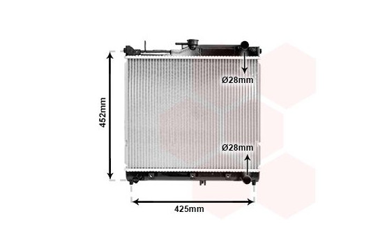 Radiator, engine cooling 52002055 International Radiators, Image 2