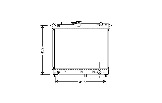Radiator, engine cooling 52002055 International Radiators